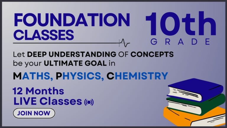 Foundation Ultimate – IIT-JEE Prep for 10th Grade