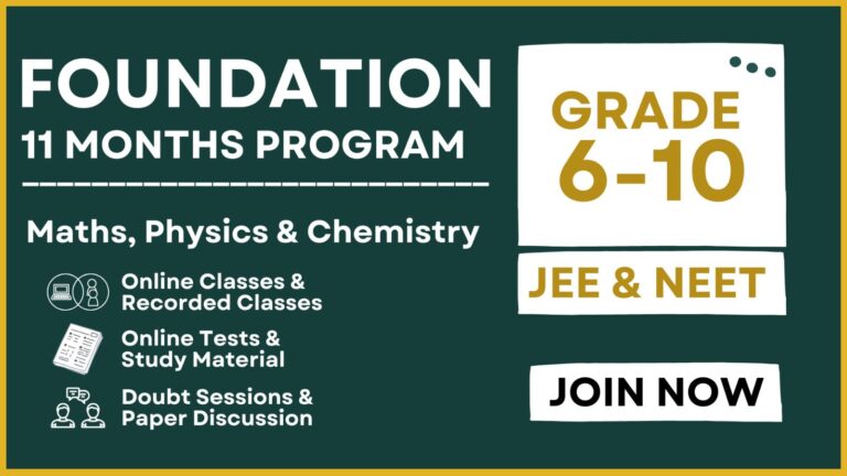 Foundation IIT-JEE